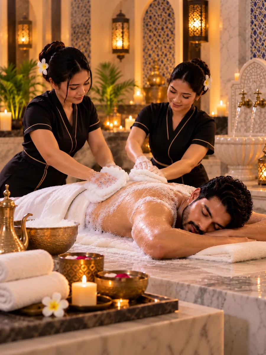 Hammam bath at Dream Wellness Spa, Secunderabad