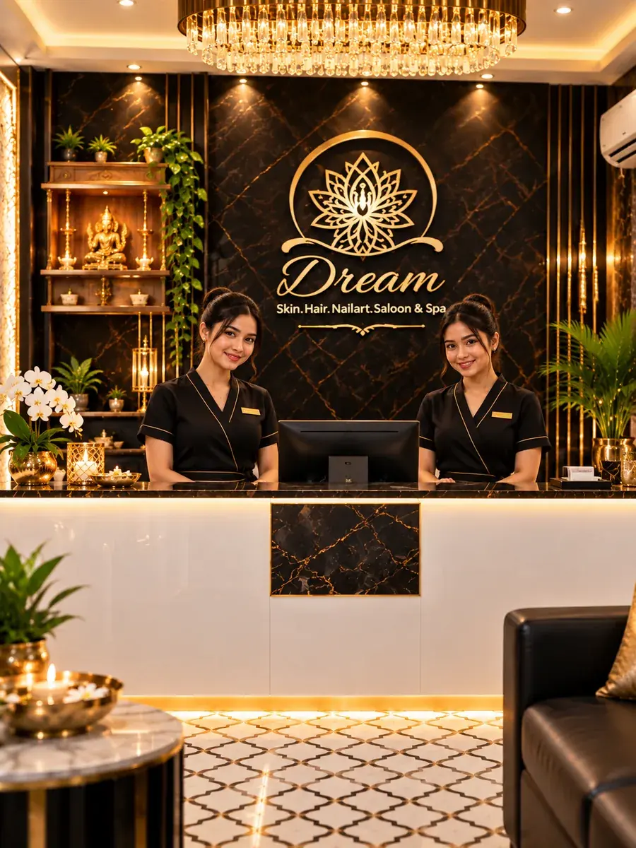 Reception at Dream Wellness Spa, Monda Market, Secunderabad